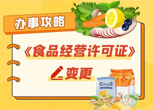 办事攻略 | 食品经营许可证变更怎么办？点击get办理指南